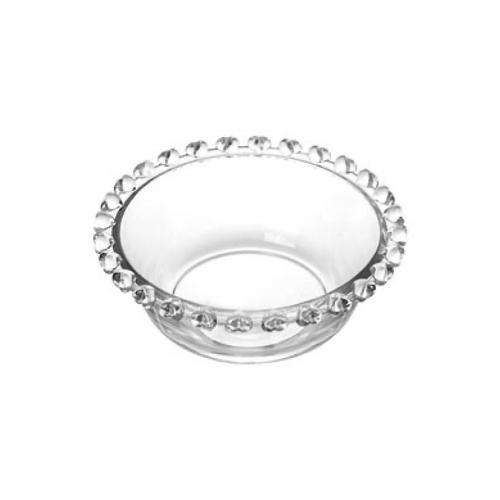 BOWL RASO C/BORDA CORACAO|CRISTAL CUMBO-11,5CM MESA POSTA